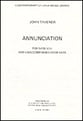 Annunciation SATB choral sheet music cover